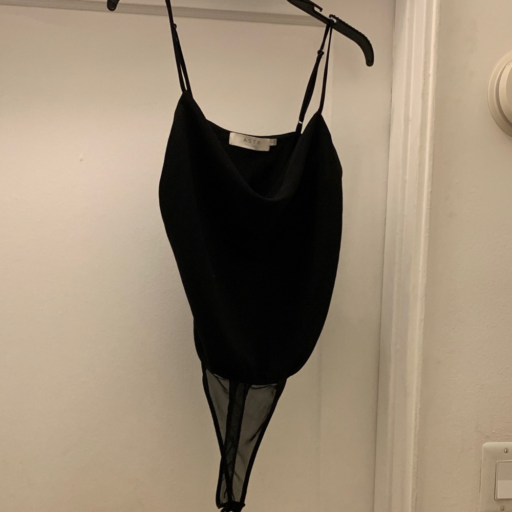Astr Black Bodysuit - Preloved